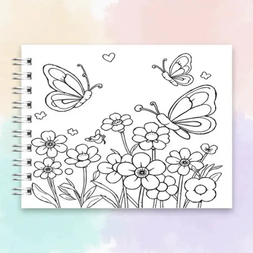 Arquivo Digital Livro de Colorir Borboletas Mágicas