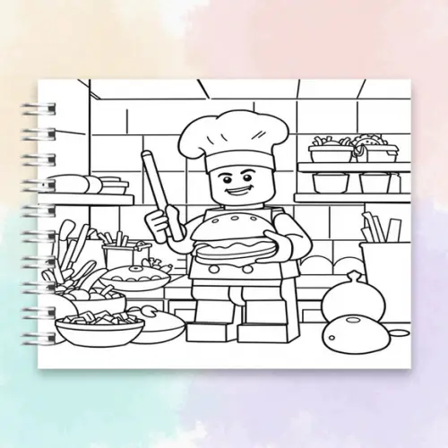Arquivo Digital Livro de Colorir Lego