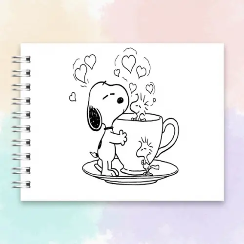Arquivo Digital Livro de Colorir Snoopy