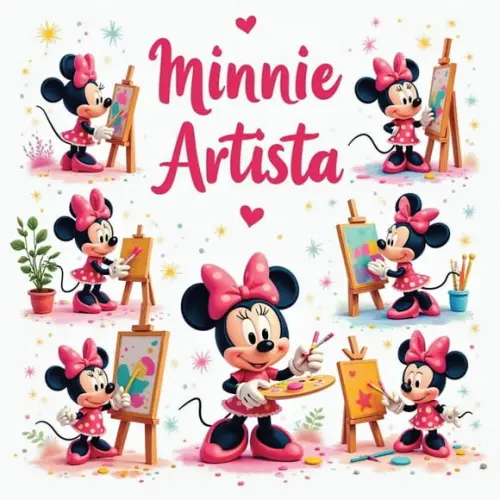 Arquivo Digital, Kit Digital Minnie Artista