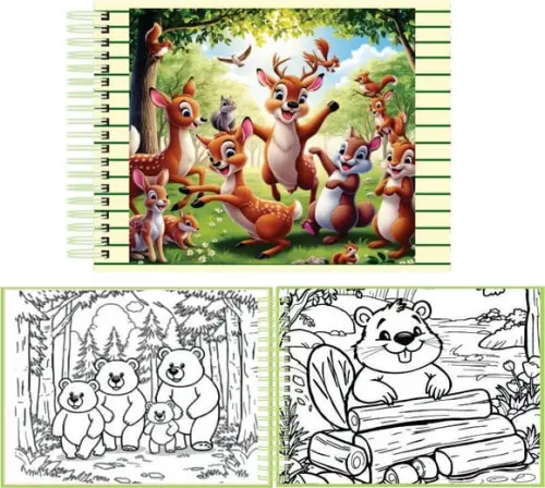 Arquivo Digital: Livro de Colorir Animais da Floresta