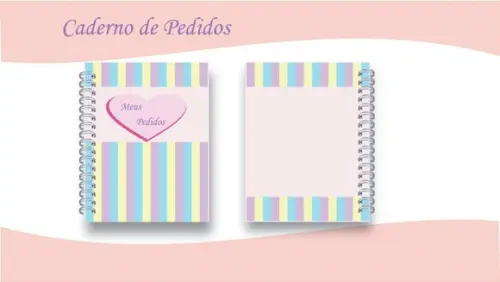 Caderno de Pedidos Cute - Arquivo Digital