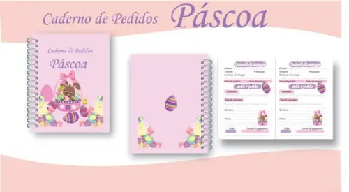 Caderno de Pedidos Páscoa Arquivo Digital