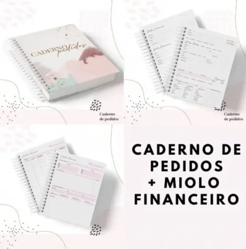 Caderno de Pedidos Feminino - Arquivo Digital
