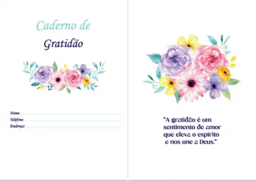 Caderno Gratidão Arquivo Digital
