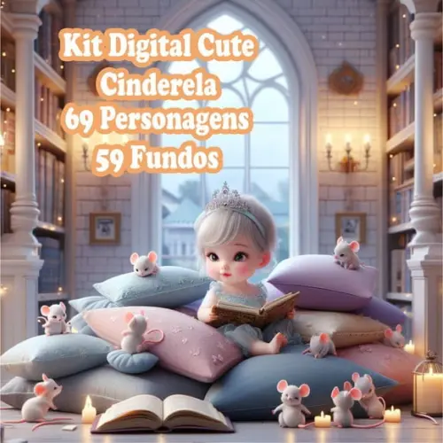 Cinderela Cute Kit Digital