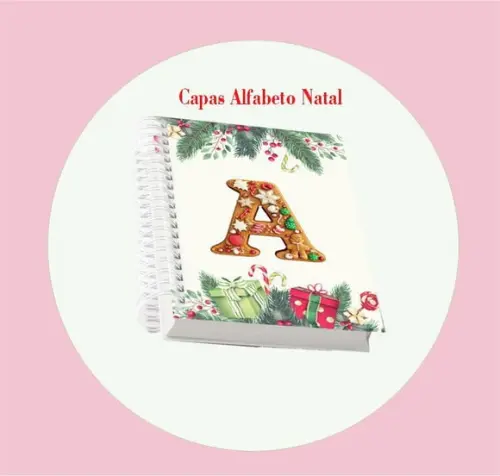 Coleção Capas Alfabeto Natal Arquivo Digital