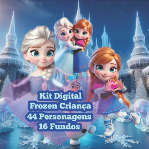 Kit Digital frozen Cute