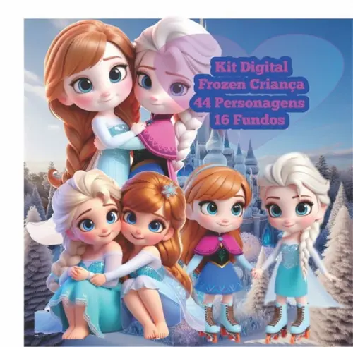 Kit Digital "frozen Cute"