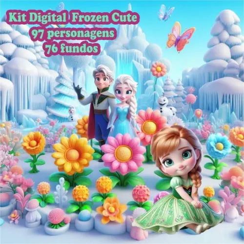 Kit Digital "frozen Cute"02