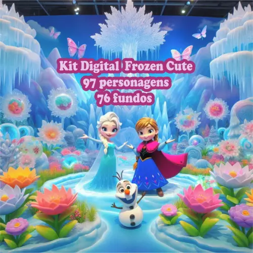 Kit Digital frozen Cute02