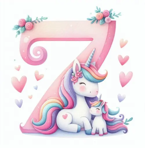 Kit Digital Alfabeto Unicornio, Dia dos Namorados