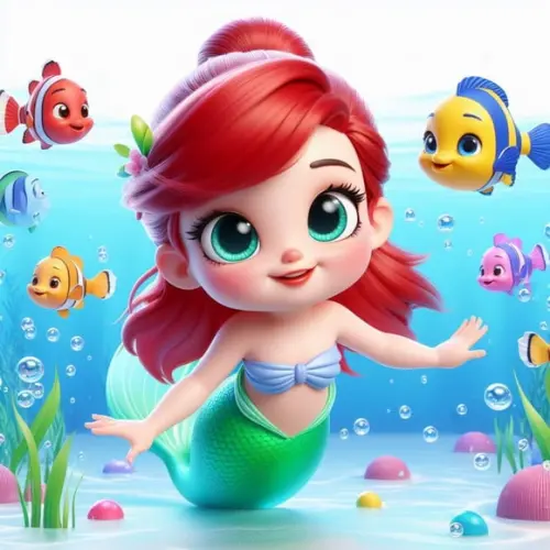 Kit Digital Ariel Cute 3d