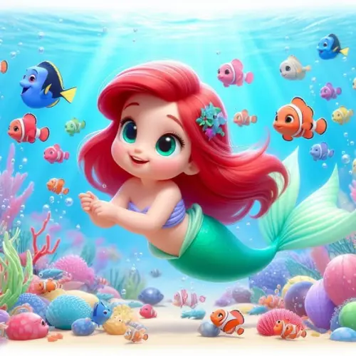 Kit Digital Ariel Cute 3d