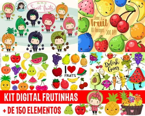Kit Digital Frutinhas