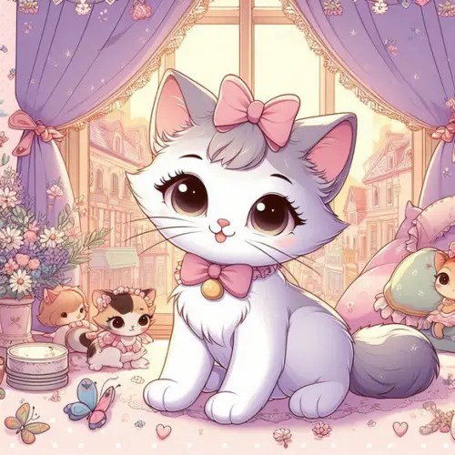 Kit Digital Gatinha Marie