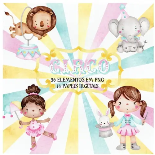 Kit Digital KIT DIGITAL CIRCO ROSA