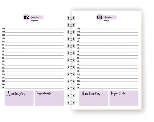 Miolo Agenda Lilás Permanente Arquivo Digital