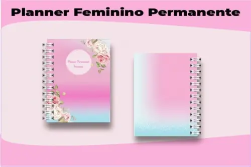 Planner Feminino Permanente Arquivo Digital