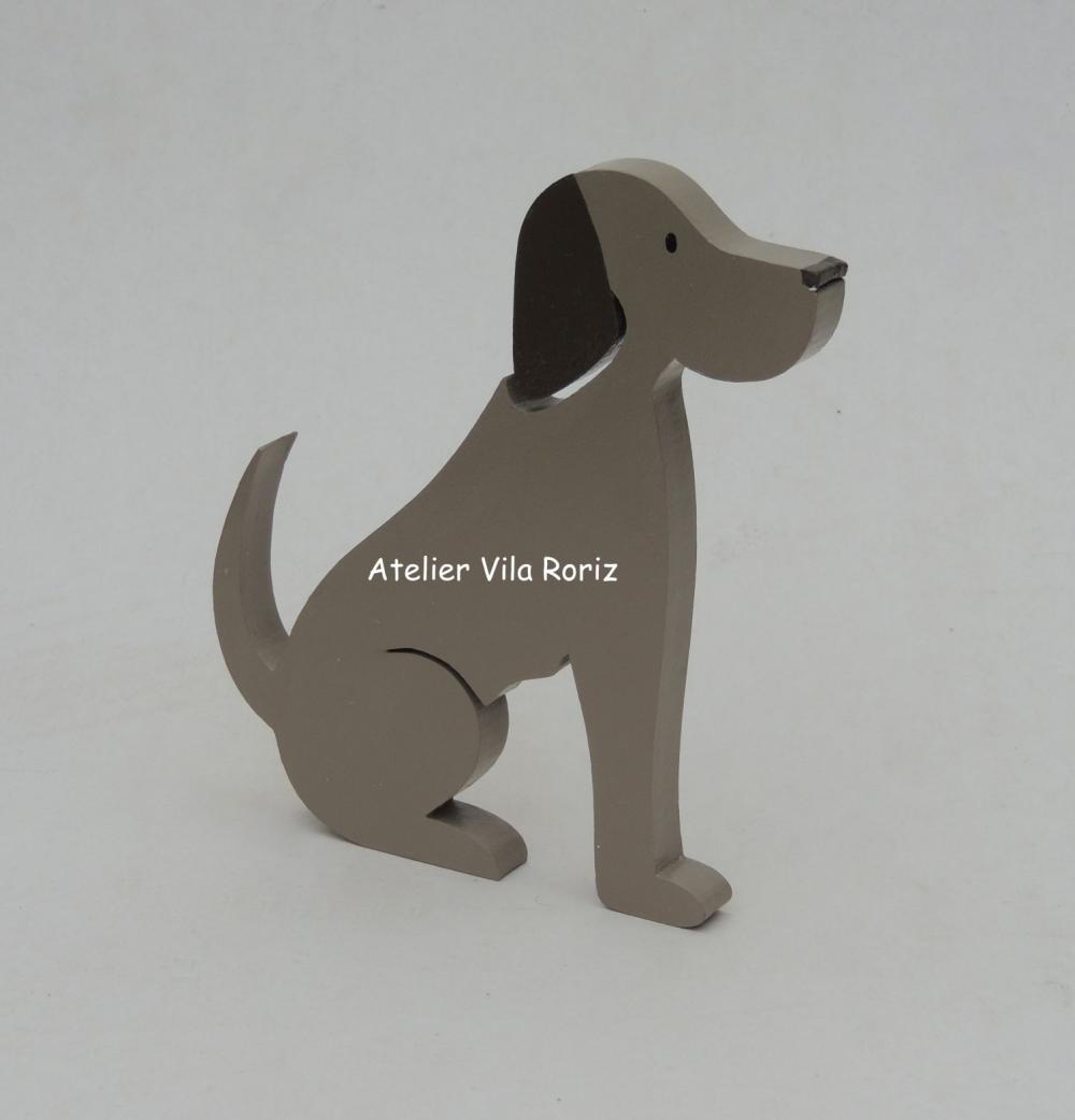 Adorno Madeira Cachorro