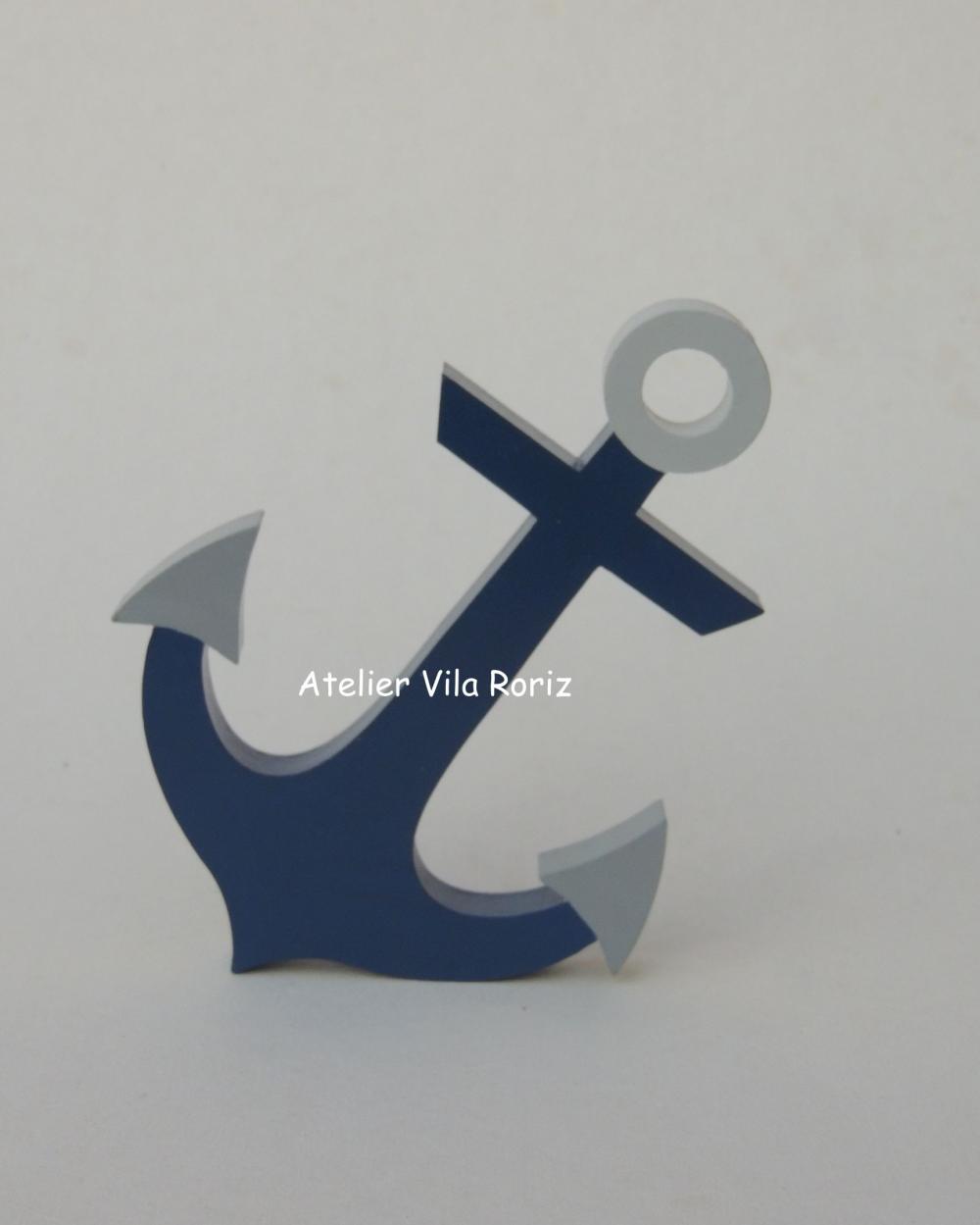 Adorno Madeira Âncora