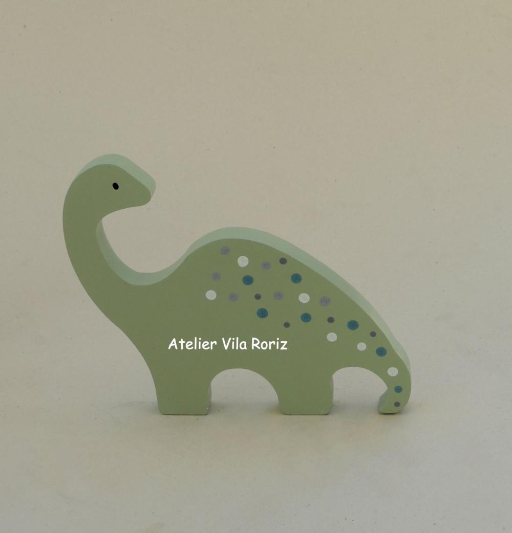 Adorno Madeira Dinossauro Modelo E