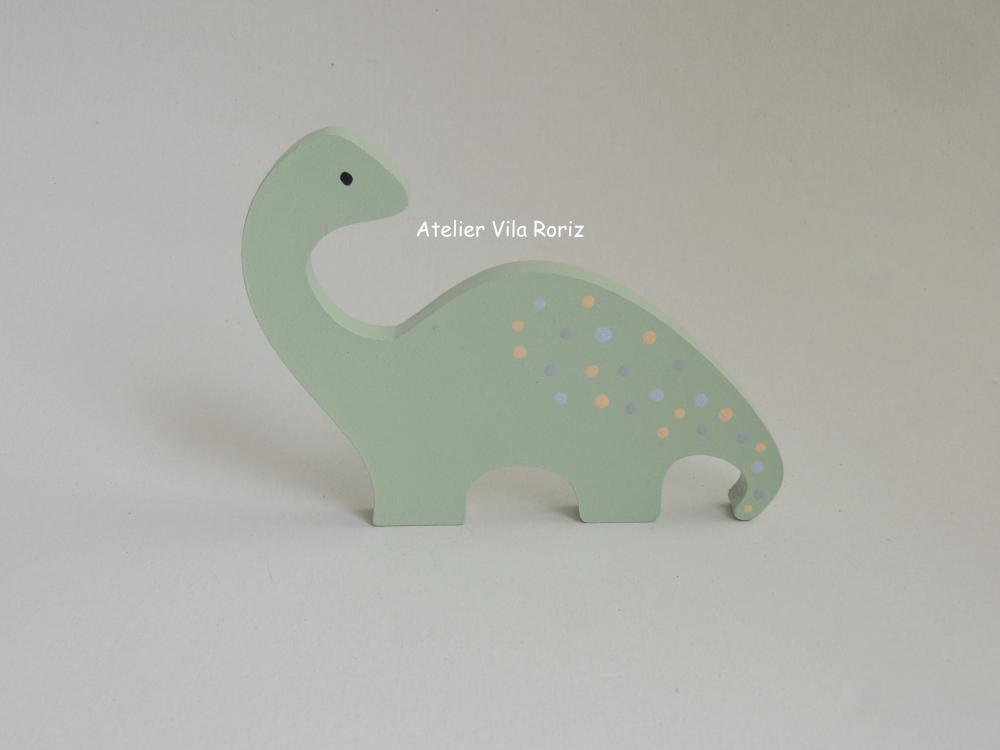 Adorno Madeira Dinossauro Modelo E