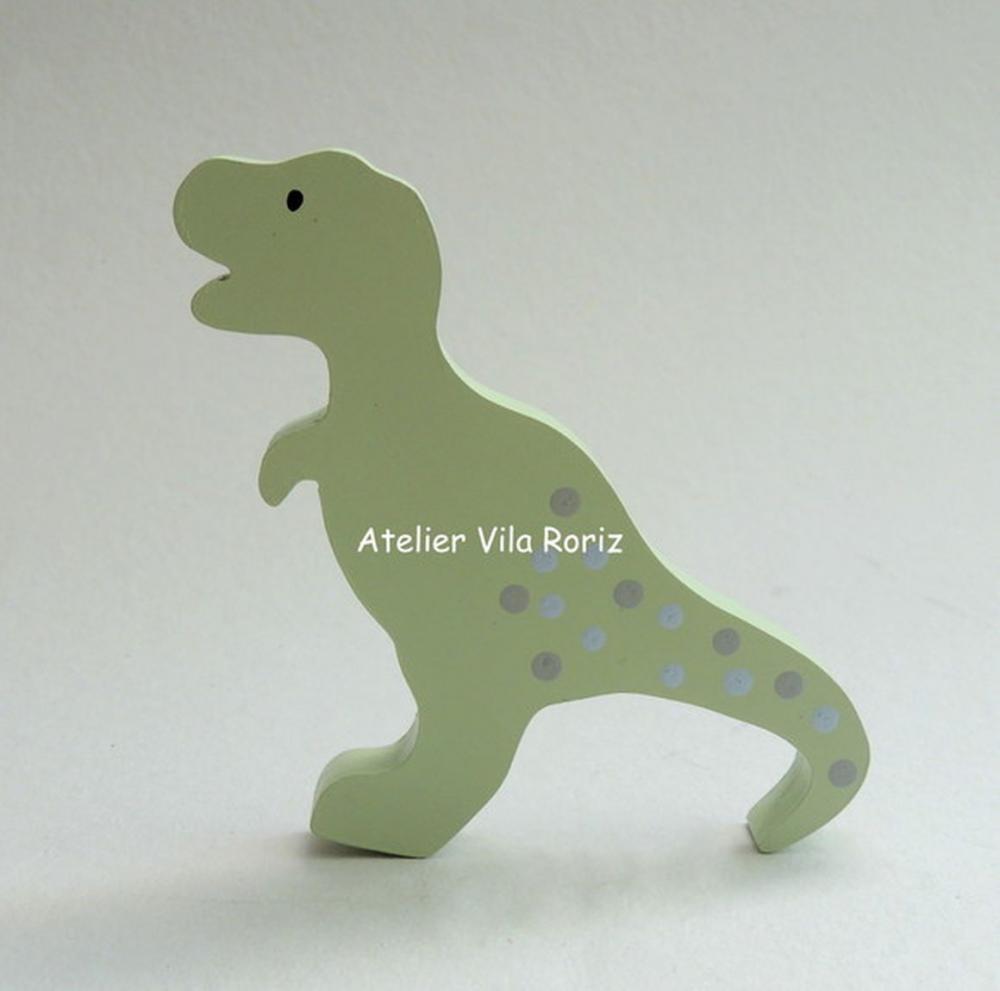 Adorno Madeira Dinossauro Modelo H