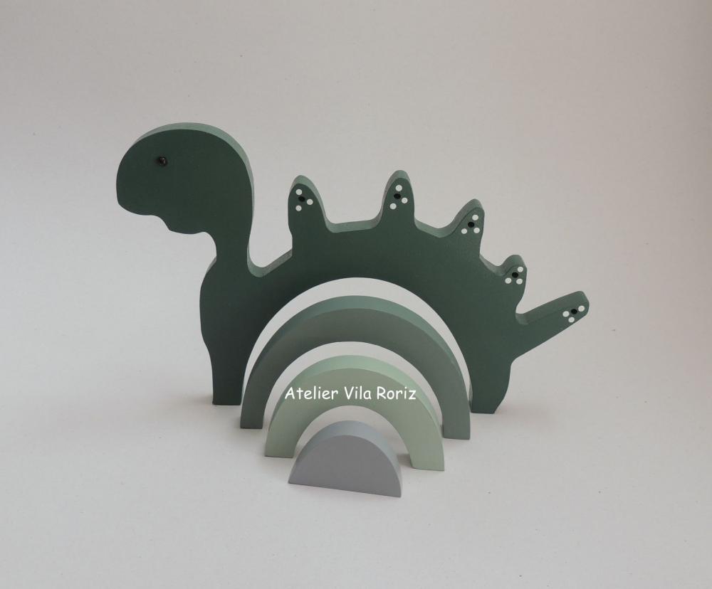 Kit Dino Arcos, Letra 15cm e Trio Cubos Dinossauros