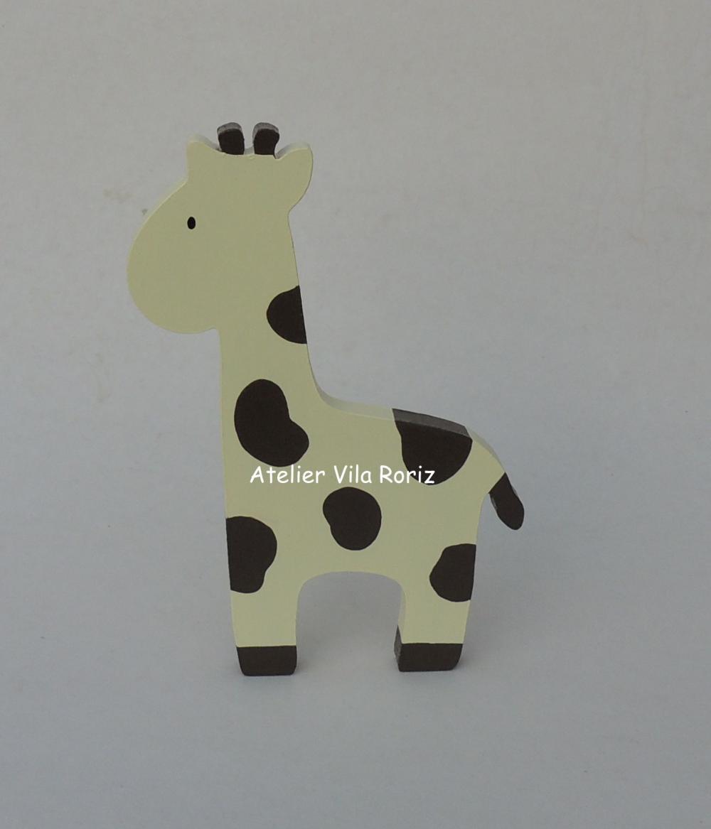 Adorno Madeira Girafa P