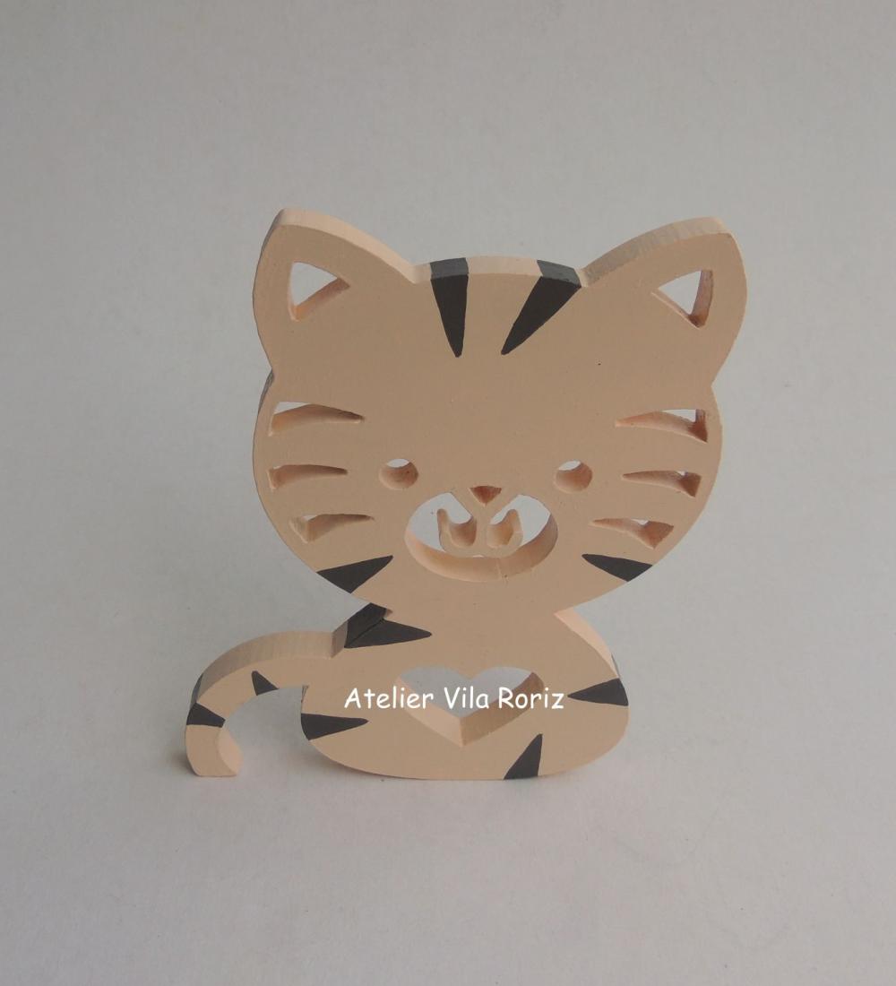 Adorno Madeira Tigre P
