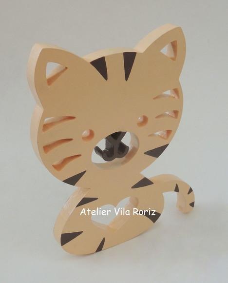 Adorno Madeira Tigre M