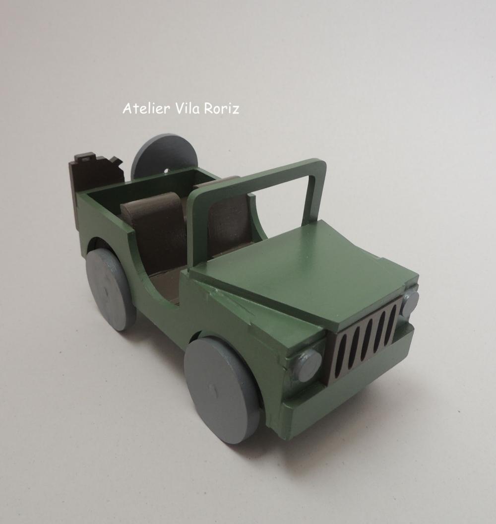 Adorno Jeep 3d Verde Musgo