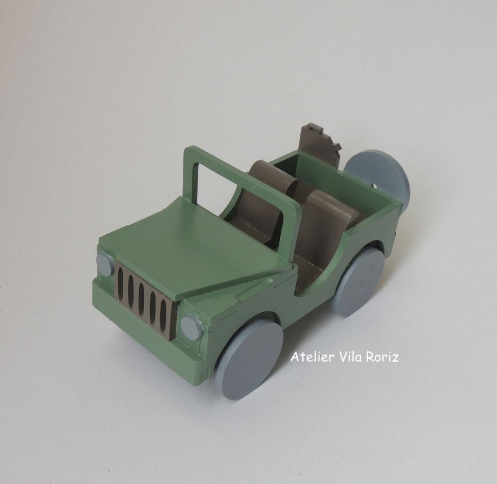 Adorno Jeep 3d Verde Musgo