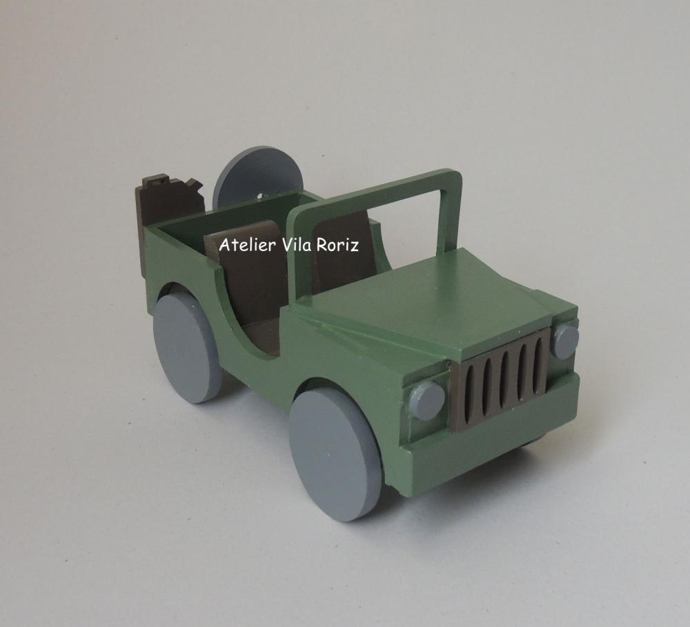 Adorno Jeep 3d Verde Musgo