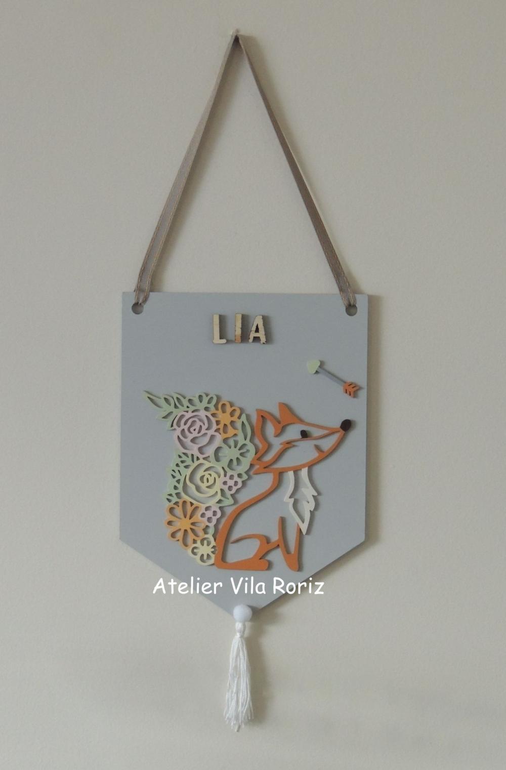 Porta Maternidade Flâmula Raposa