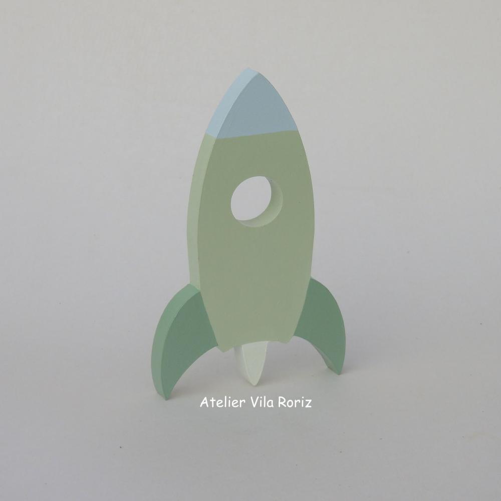 Adorno Madeira Foguete (Valor Unitário)