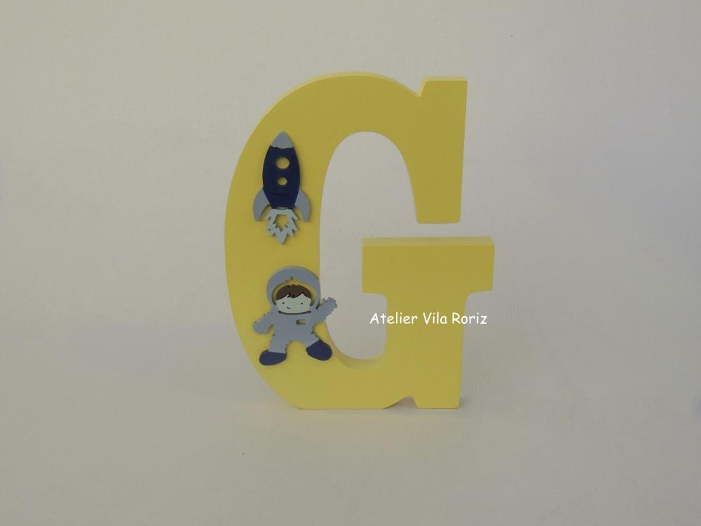 Adorno Letra Madeira 15 cm Espaço