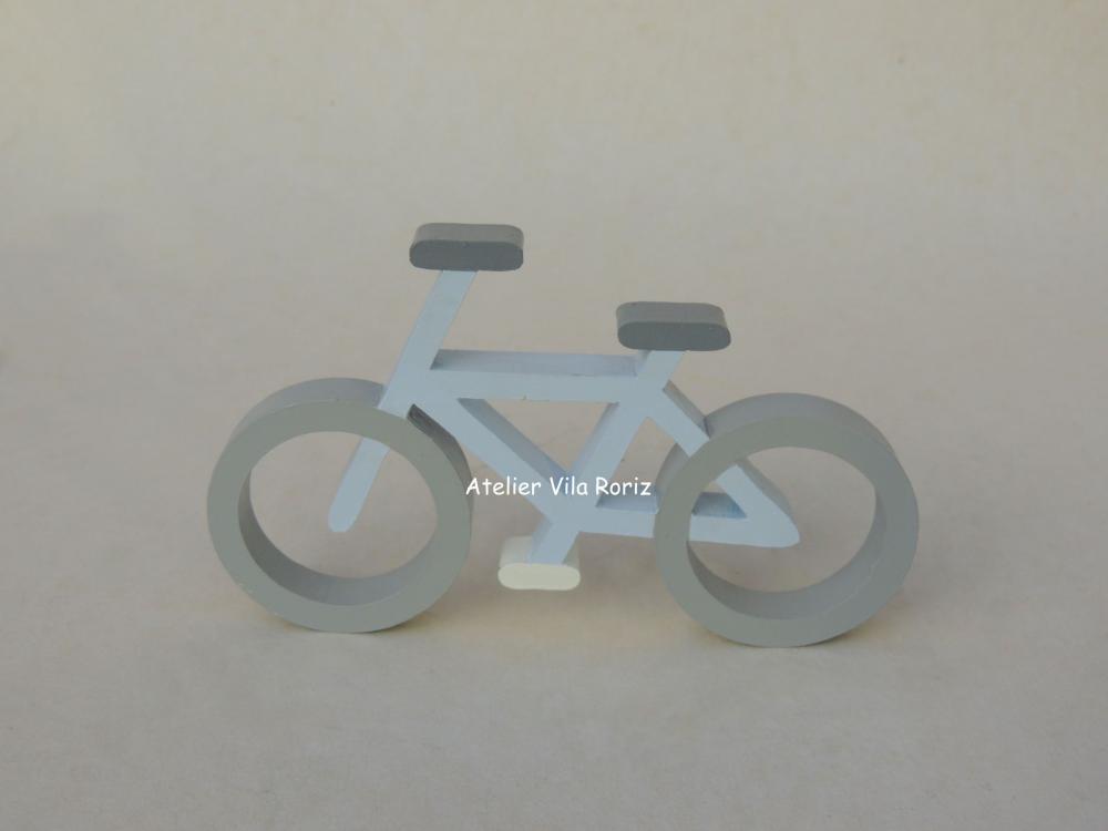 Adorno Madeira Bicicleta