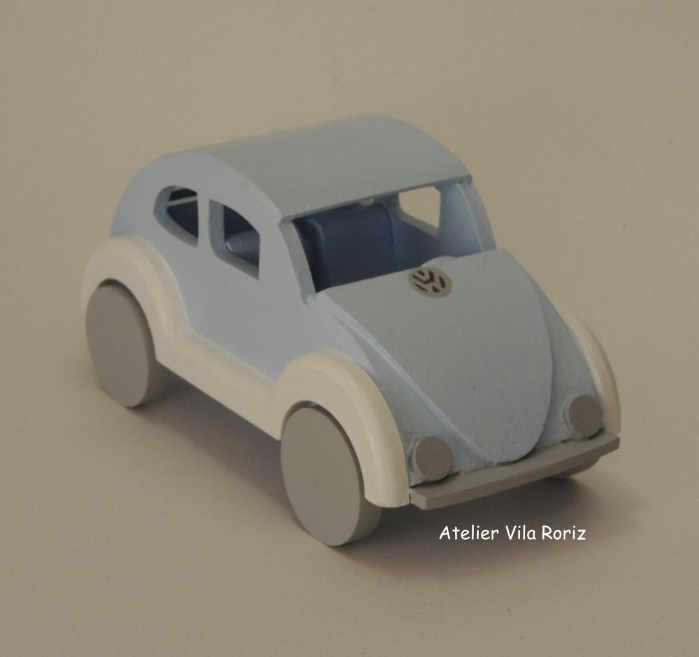 Adorno Fusca 3d  Azul, Cinza e Branco!