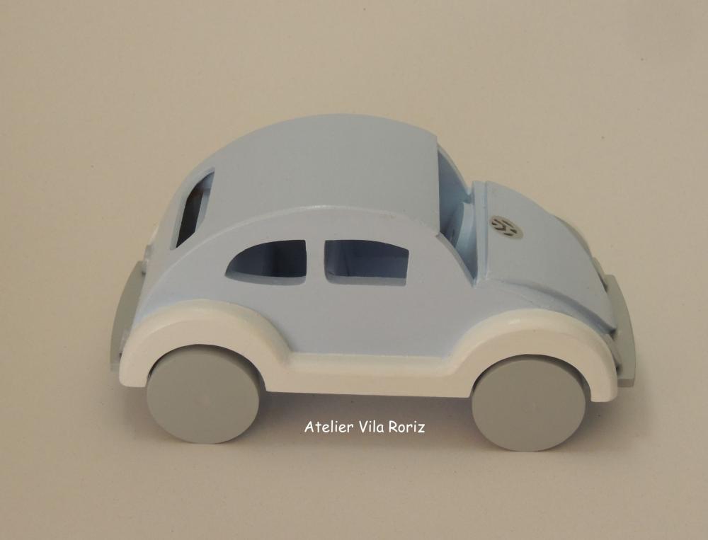 Adorno Fusca 3d  Azul, Cinza e Branco!