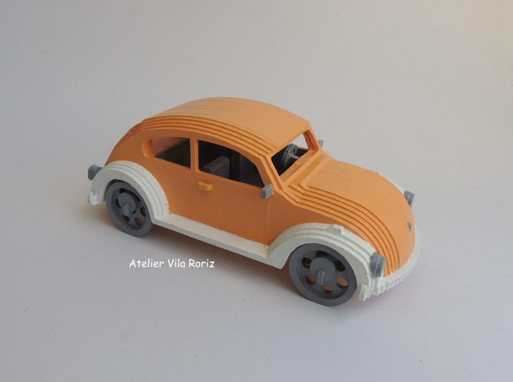 Adorno Carrinho 3d Cores (Valor Unitário)