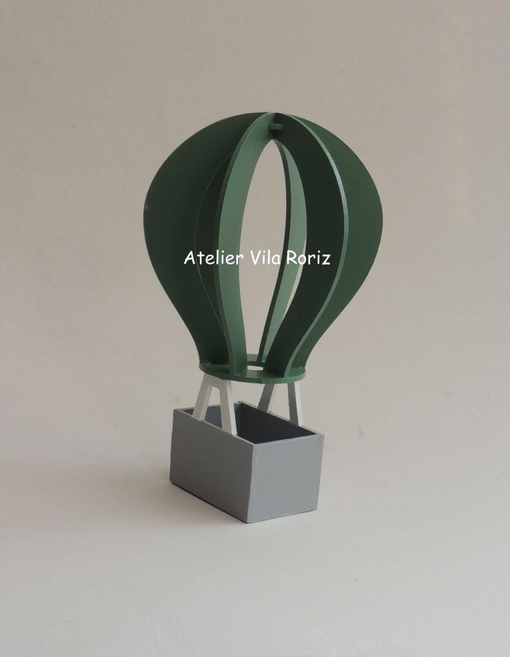 Kit Adornos: Balão 3d, Letra Inicial e Arco-íris Nuvem Verde