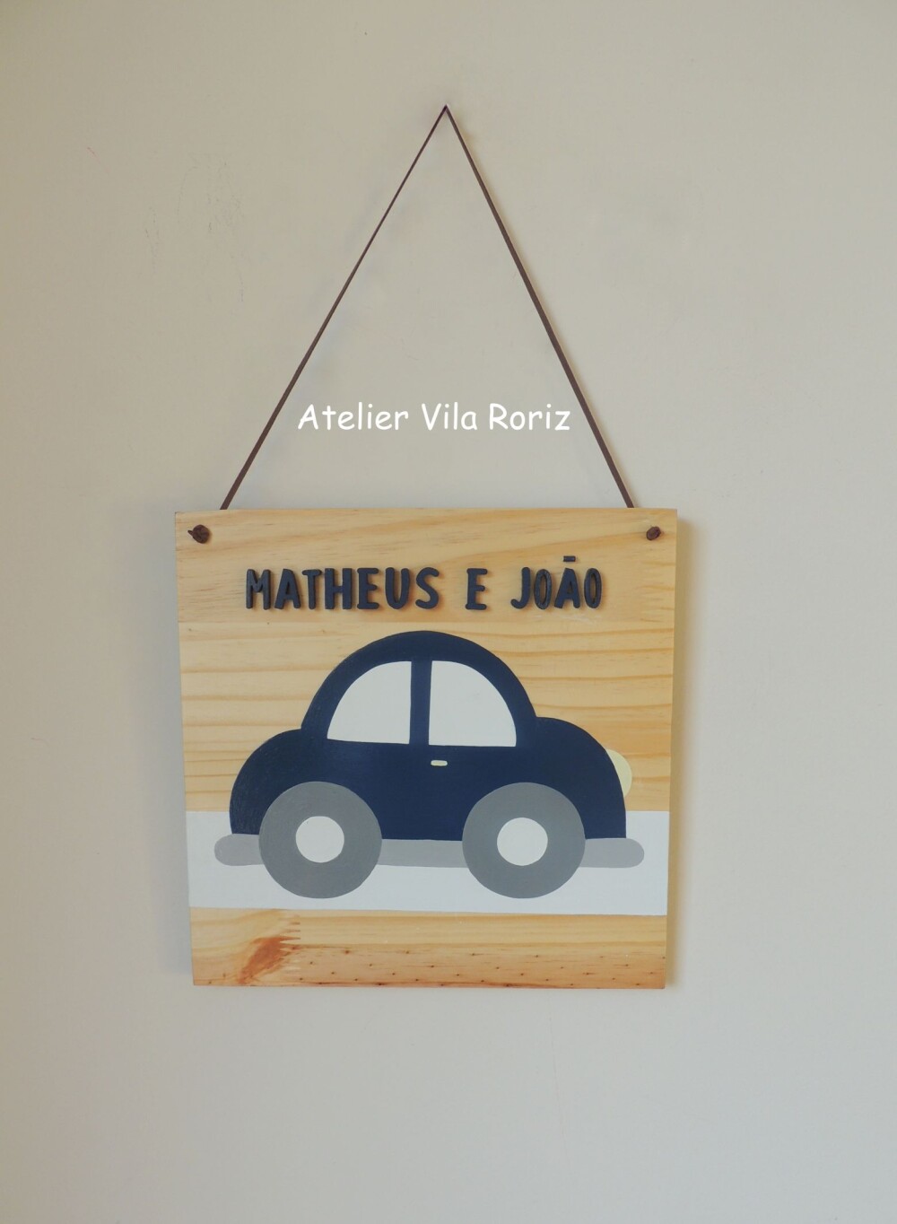 Porta Maternidade Placa Carrinho