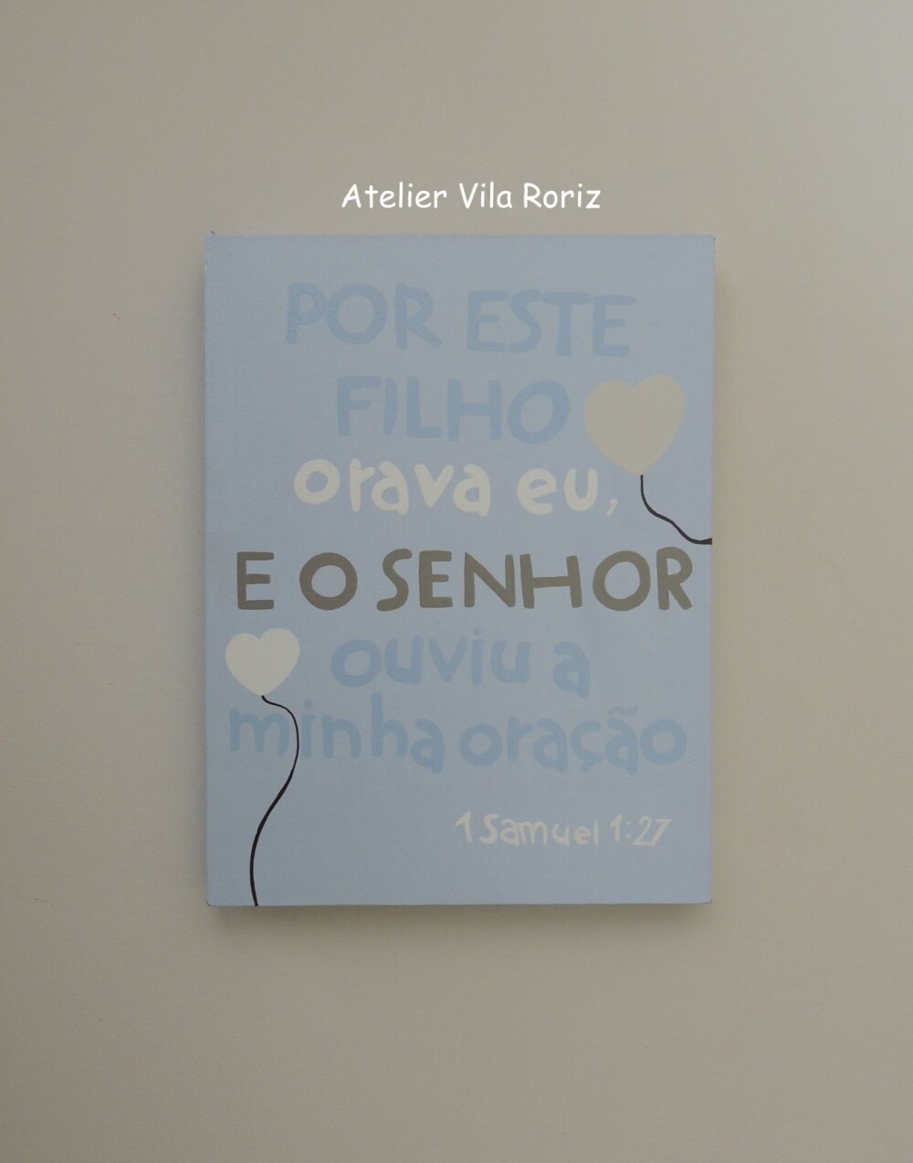 Kit Quadros Telas Pintadas à Mão Ovelhas e Versículo