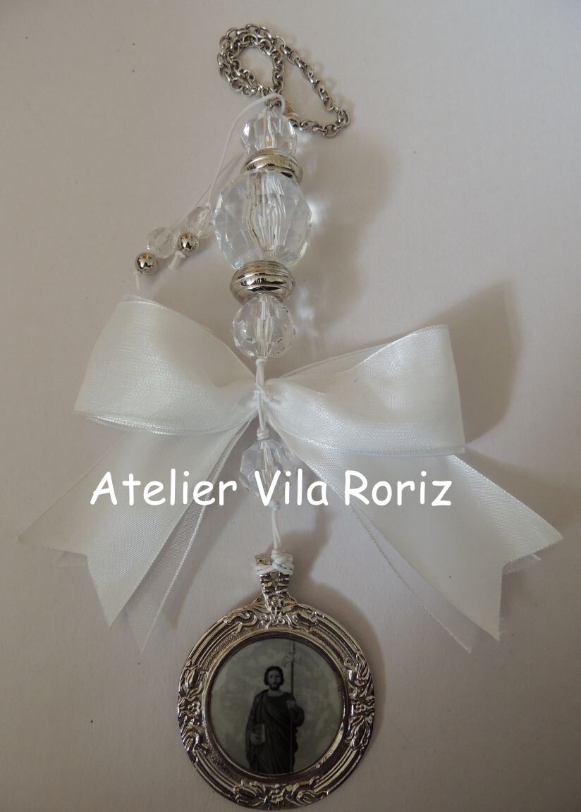 Medalhão de Berço Redondo São Judas Tadeu