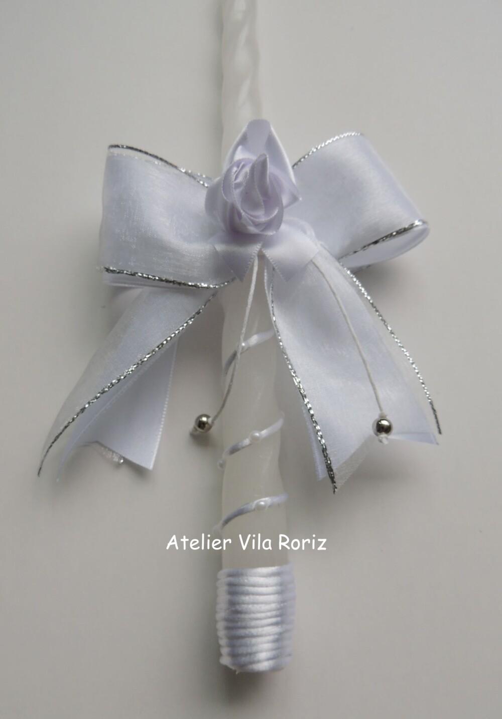 Vela Batizado Flor