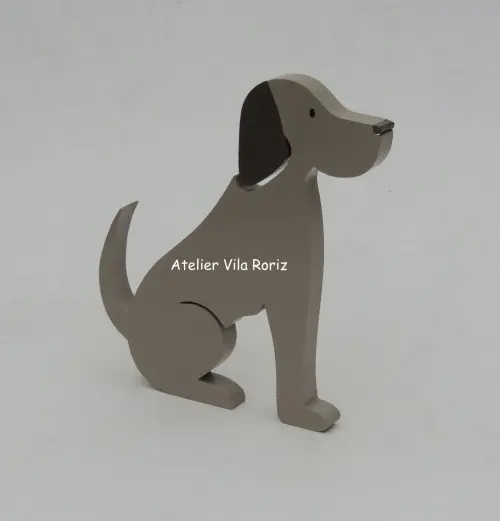 Adorno Madeira Cachorro