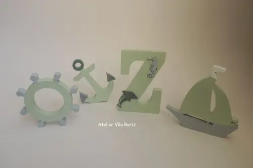 Kit Adornos Náuticos Verde