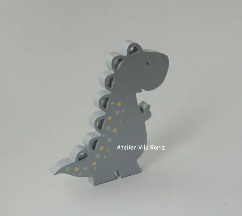 Adorno Madeira Dinossauro Modelo A